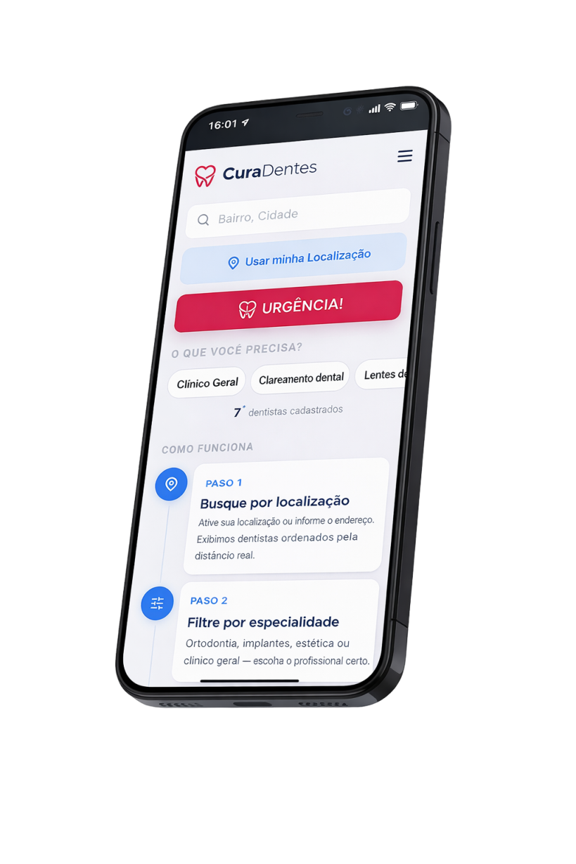 CuraDentes — versão mobile